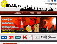 Tablet Screenshot of girsan.com.ve